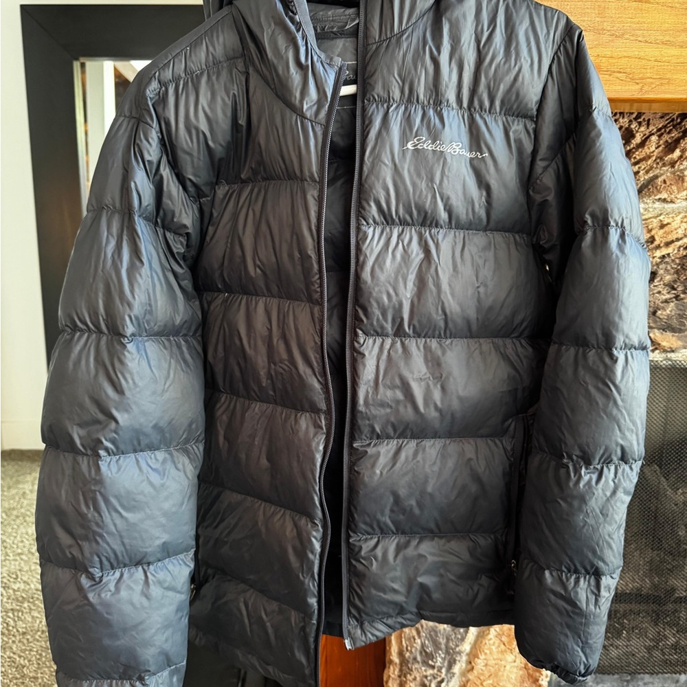 Eddie Bauer Men's Black Quilted Jacket